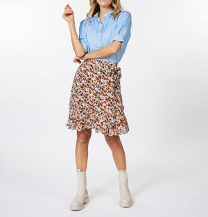 Short Ruffle Skirt | Flower