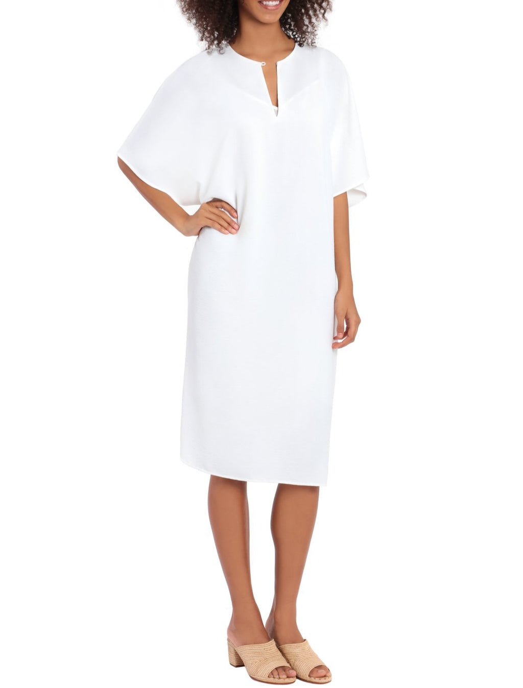 White Chiffon Dress