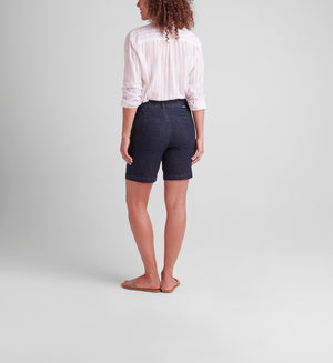 Maddie Mid Rise Pull On Short | Adriatic Blue