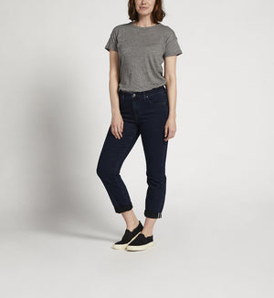 Carter Mid Rise Girlfriend Jeans | Midnight