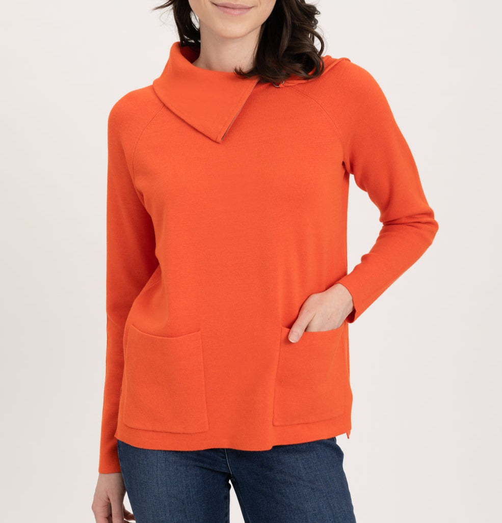 Pullover Split neck | Sunset