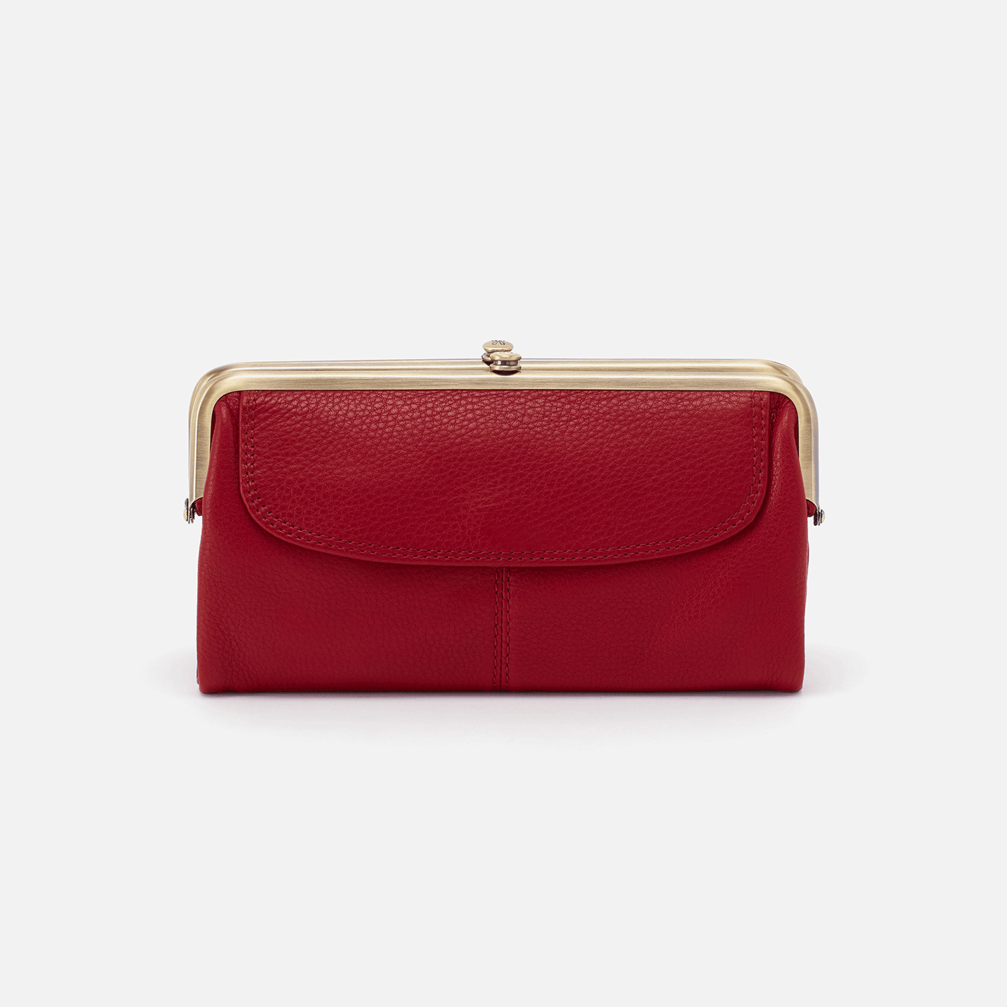 Scarlet Wallet With Flap