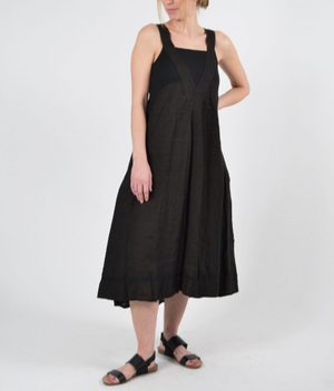 Linen Dress | Black 