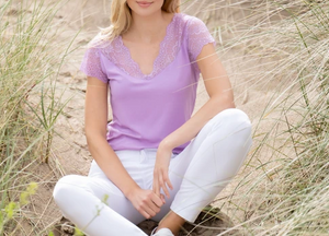 Lace Yoke Tee