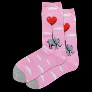 Elephant Heart Balloon Socks | Hotsox