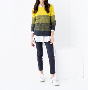 Gradient Sweater | Marble Lime