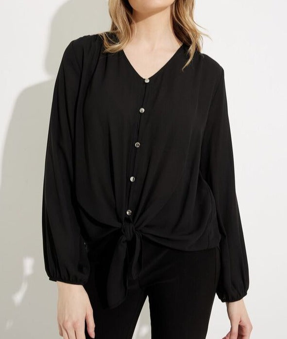 Button up blouse | Black