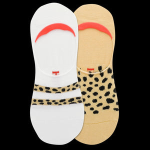 Cheetah Sneaker Liner Socks (2 Pairs In Pack) | HotSox