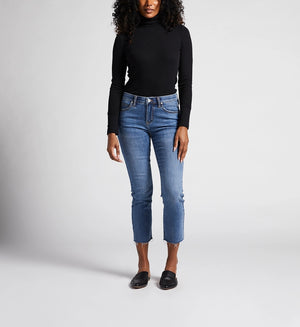 Ruby Mid Rise Straight Crop Jeans | Oceanfront