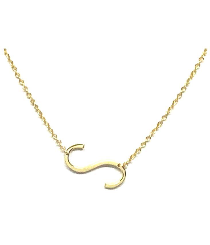 Gold S Necklace