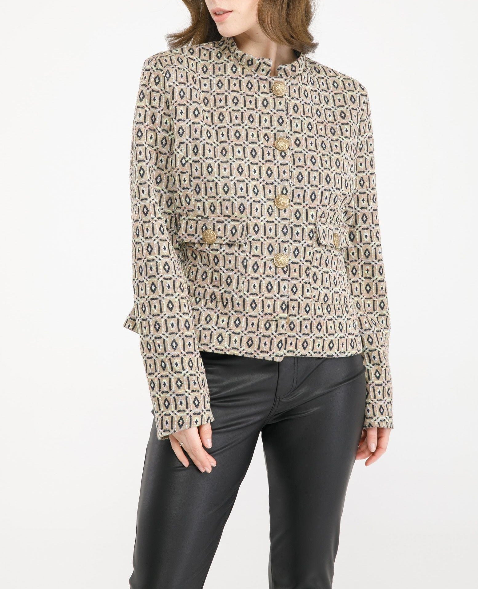 Jaquard Jacket | Chandeli