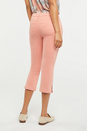 Chloe Capri Jeans With Side Slits | Terra Cotta